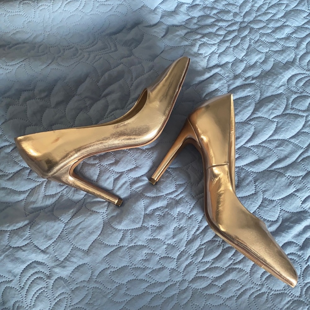 Francesca’s Gold Heels